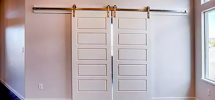 Glass Barn Door with Installation Hardware Kit Tinton Falls
